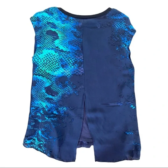 Elie Tahari Silk Dual Layer Top - Picture 4 of 7